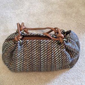 Sundance Woven And Leather Bag